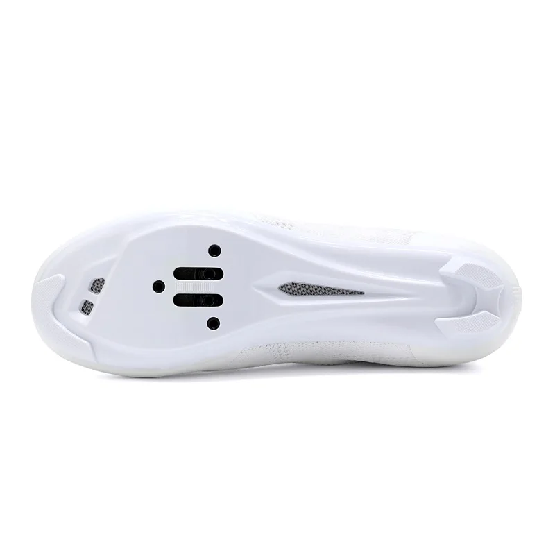 Speed Cycling Sneaker Men's Road Cycling Shoes Cleat Shoes Spd Shoes Cycling Flat Pedal Shoes Man Bike Outdoor Footwear White