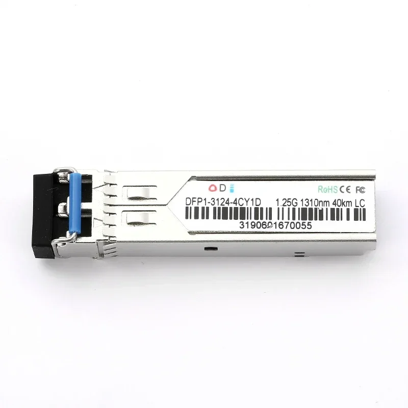 1,25G SFP 1310nm 40KM LC r conector transceptor compacto de doble fibra