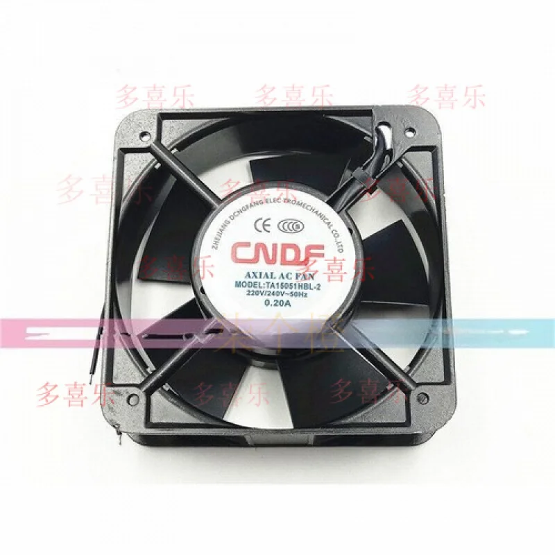 ZMZM 1 PCS for CNDF Fan TA15051HBL-2 AC220V 15051 15cm 2 Wire Axial Fan Cooling Fan #A6
