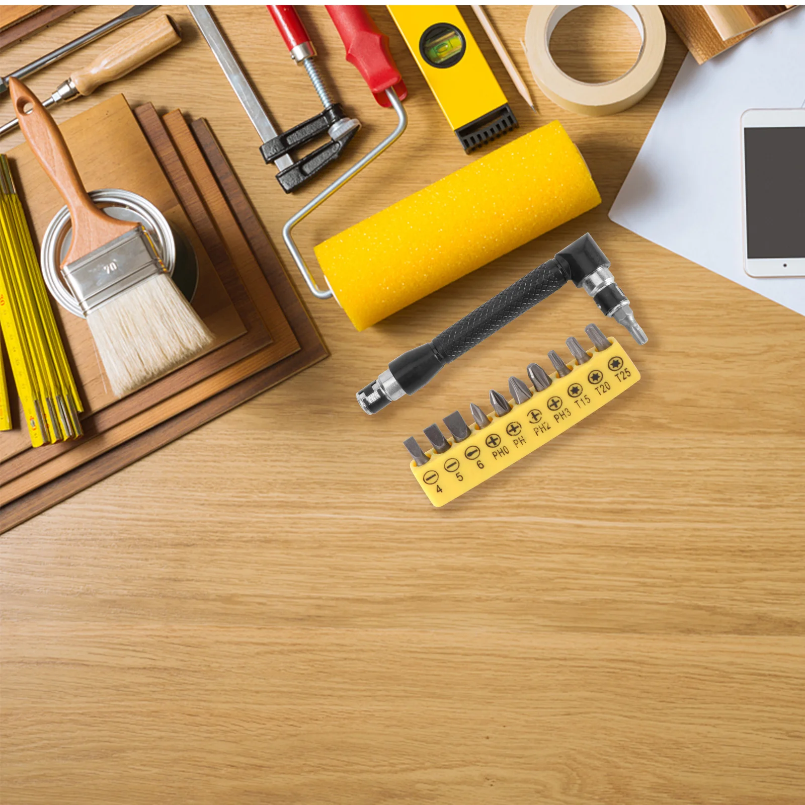 1 4 بوصة L على شكل وجع مزدوج الرأس المقبس مفك محول صلابة عالية صلابة كبيرة غرامة براعة سهلة