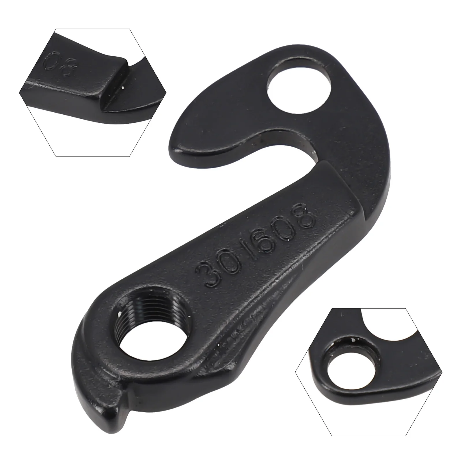 سبائك الألومنيوم الخلفية Derailleur والعتاد الميكانيكية شماعات الذيل هوك لرحلة 301608 سلسلة دراجة هوائية جبلية استبدال الإطار