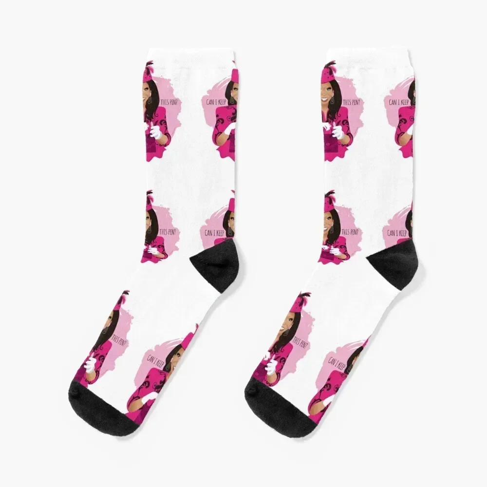 Oda May Brown Socks floral loose professional running Socks Girl Men's