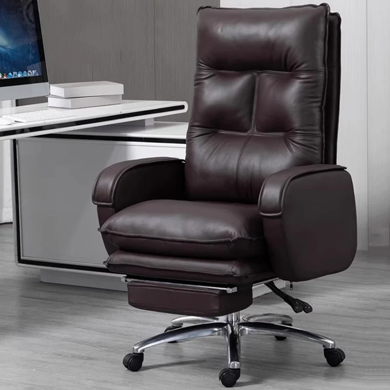 Emperor Camp Executive Office Chair Nordic Arm Bar Cushion Bedroom Comfortable Office Chair Garden Mobilya Library Furniture