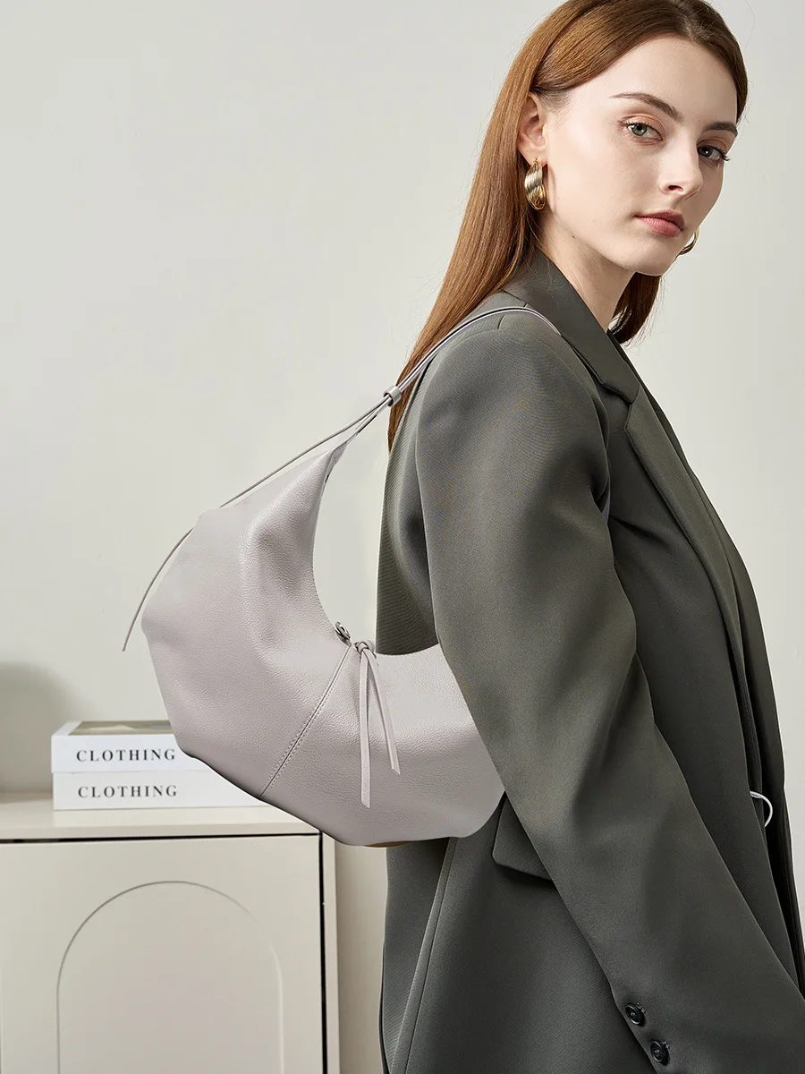 

2025 Women's Handbags Shoulder Bag Vintage Genuine Leather Designer Bags High Quality For Work Tablets