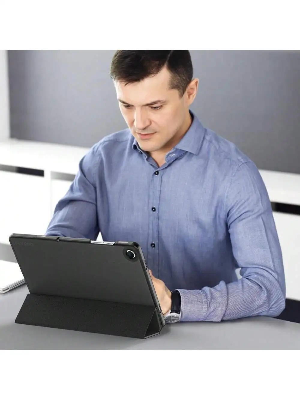 Galaxy Tab A9+/A9 Plus 11-inch protective case, suitable for Galaxy Tab A9+, automatically powers on/off.