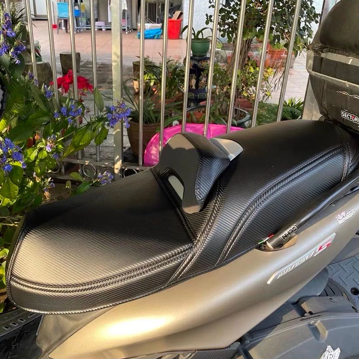 

Motorcycle upgrade seat cushion cover added seat cover summer sun protection Fit For Yamaha SMAX155 SMAX -155