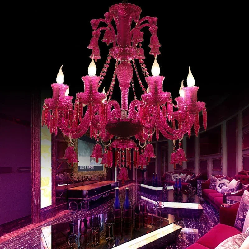 GISELLE Luxurious Style Crystal Pendant Lamp European Candle Lamp Art Living Room Restaurant  Bedroom Villa Chandelier