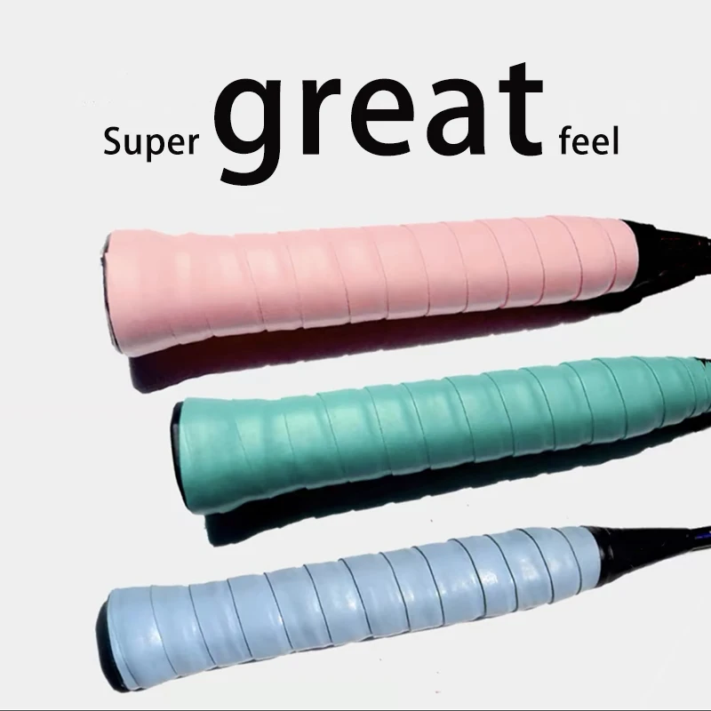 

10 Pieces Original Overgrip Anti Slip Tennis Racket Sweatband Grips Padel Shock Absorption Grip Tape Training Accessories