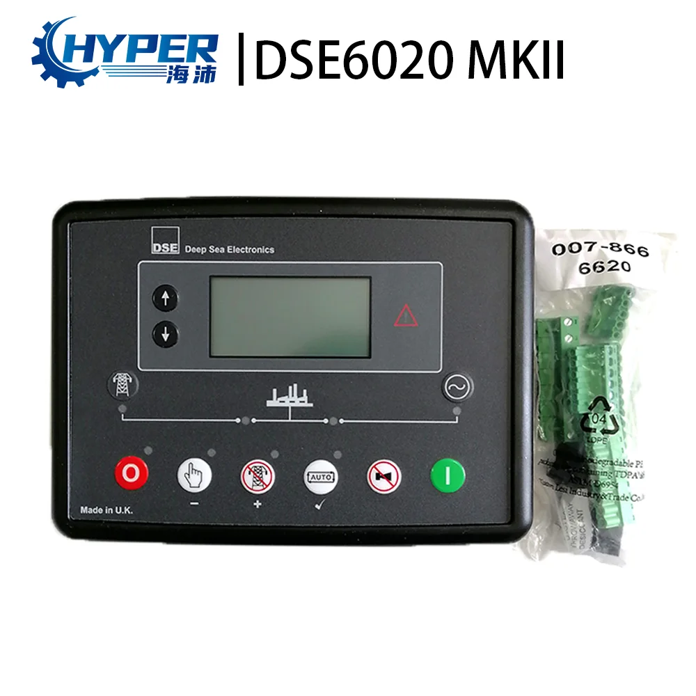 Deep Sea DSE6020 Original AMF Diesel Generator Controller Module LCD Auto Start Mains Failure Control Panel Board Parts 6020 MK2