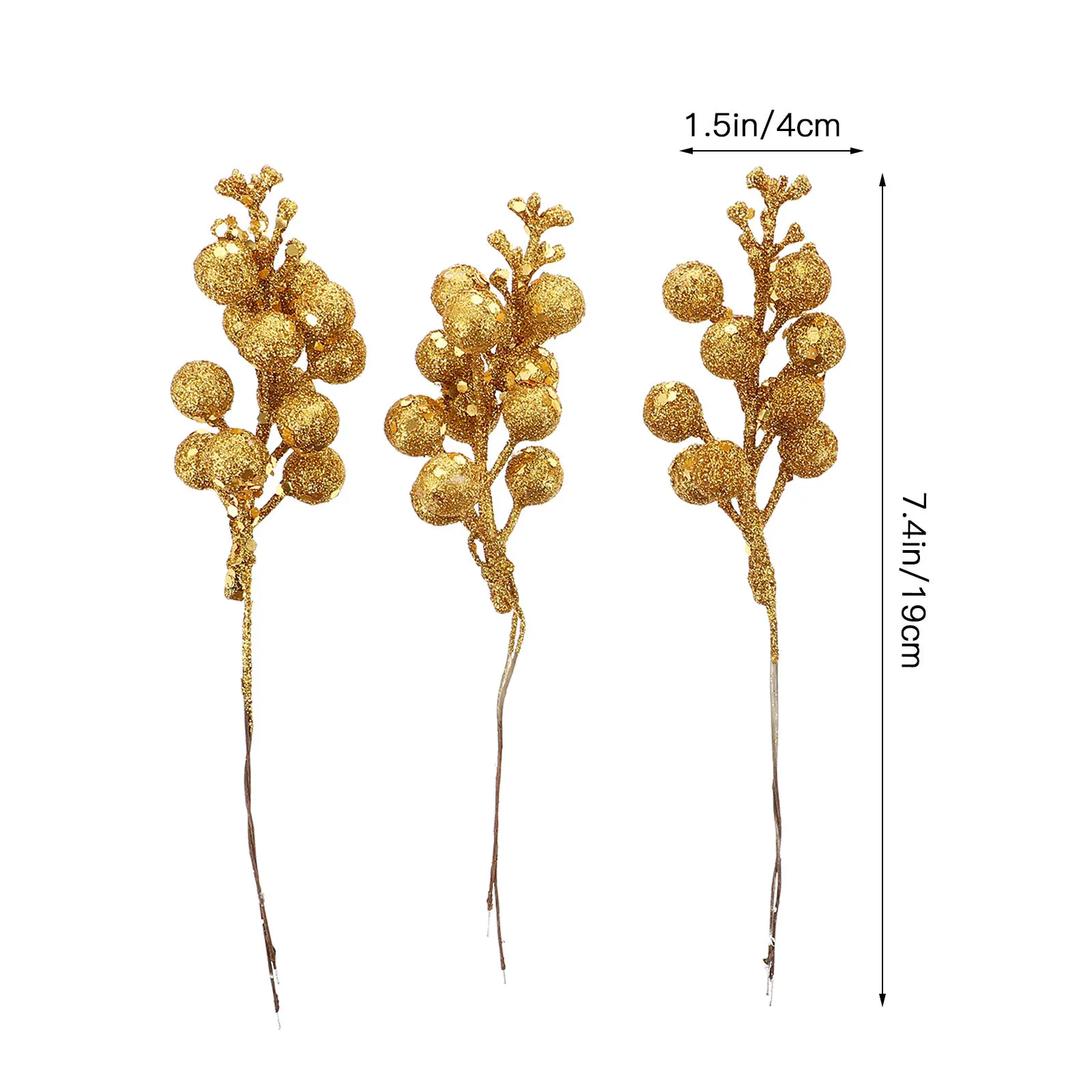 5 قطعة زخرفة الفاكهة واقعية عيد الميلاد الديكور نابض بالحياة زينة عيد الميلاد لترتيب شجرة باقة مركز تسوق احتفالي #4