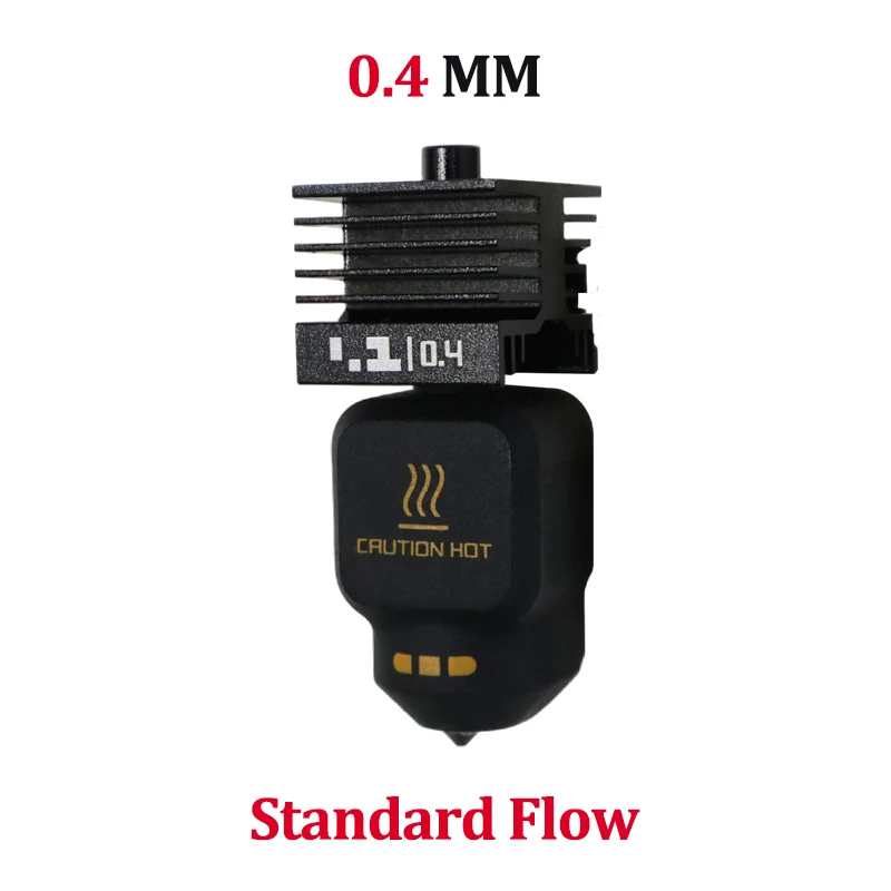 Upgrade P2S/X2D Hotend für Bambu Lab X2D Standard Flow Hotend – Hochwertiger Druck, abnehmbare Düse 0.2 0.4 0.6 0.8 Hotend-Kit