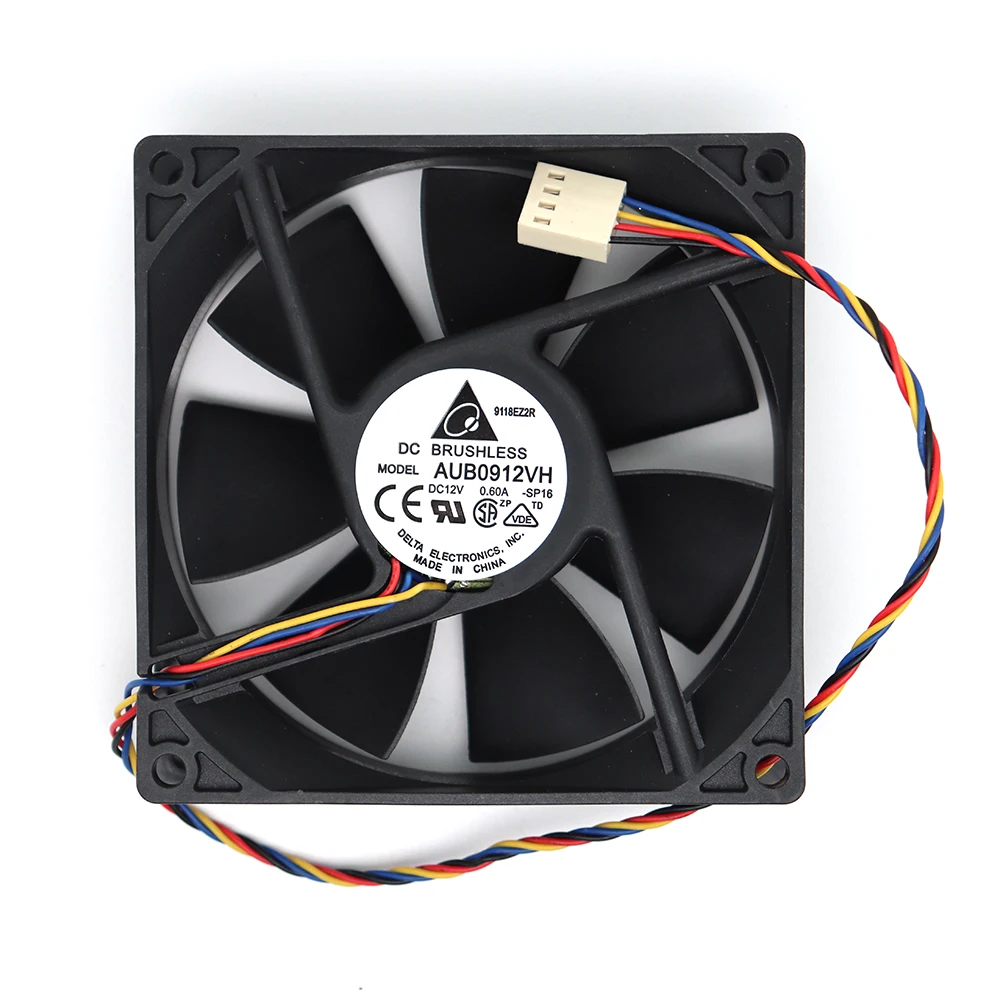 

New for AFB0912VH = AUB0912VH 9cm 90mm 90*90*25MM 9225 DC 12V 0.60A 4-pin pwm computer cpu cooling fans