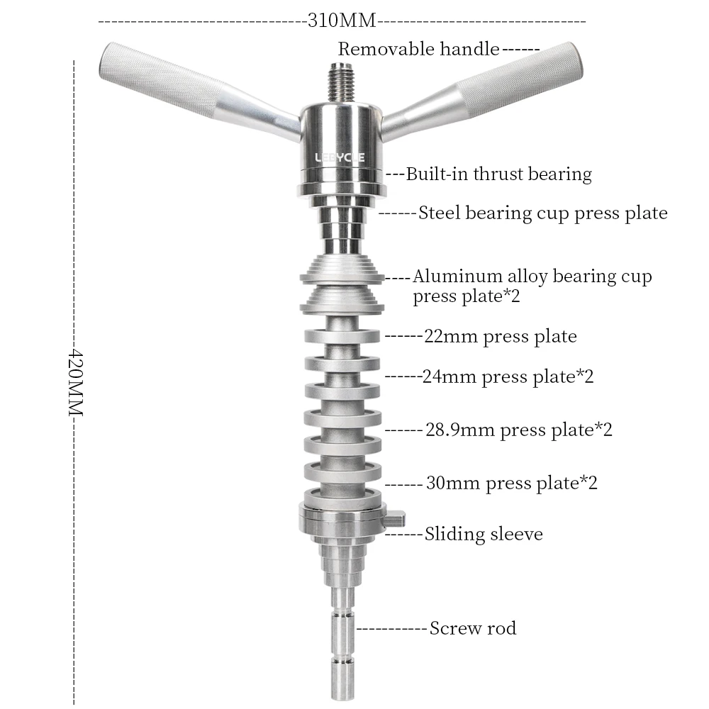 bicycle earphone bearing holder installation tool, bicycle BB earphone bearing holder press-in tool, maintenance tool