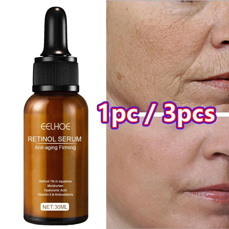 

Face Anti Wrinkle Serum Retinol Moisturizing Essence Anti-ageing Reduce Fine Lines Products Effective Remove Wrinkles Essence