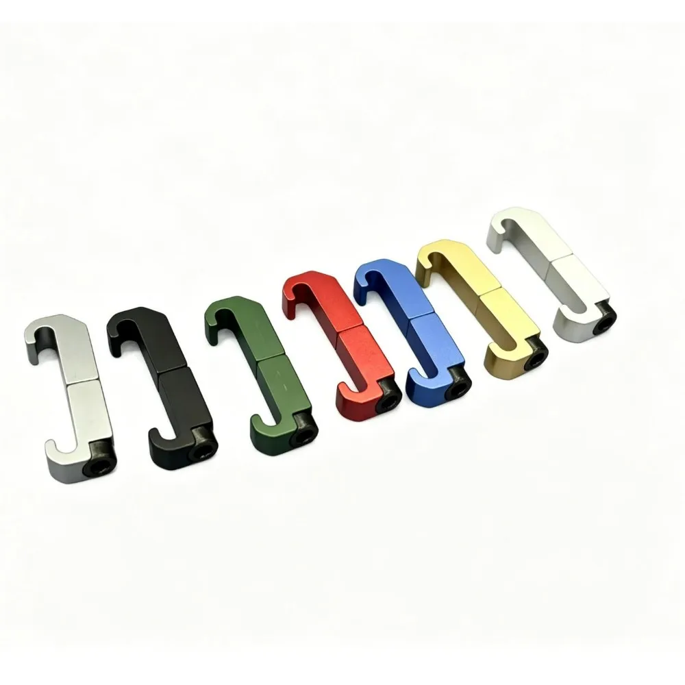 3PCS/Set M-LOK  20mm Picatinny Weaver Rail Hook Aluminum Clip Outdoor Sport Accessory Multiple Colors - view 3