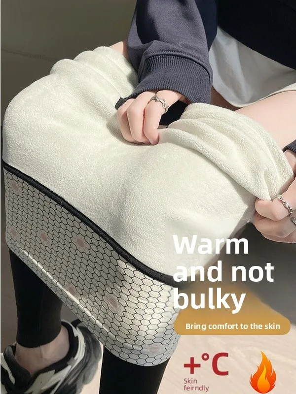 Pantaloni da yoga foderati in Fce a vita alta Pantaloni lunghi casual attillati in pelle di arca sottile da donna Stagione autunnale Faion Ladies Bot