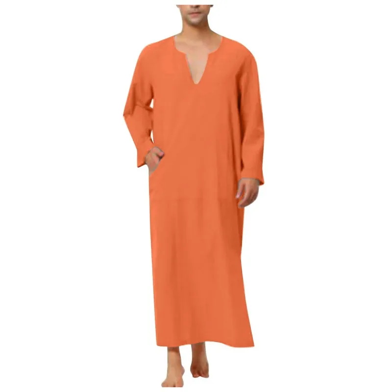 Vestido Abaya muçulmano suave para homens, Vestuário islâmico, Kaftan Jubba Thobe, Túnica muçulmana, Trajes tradicionais islâmicos, Dubai Abaya, Qamis, Dubai