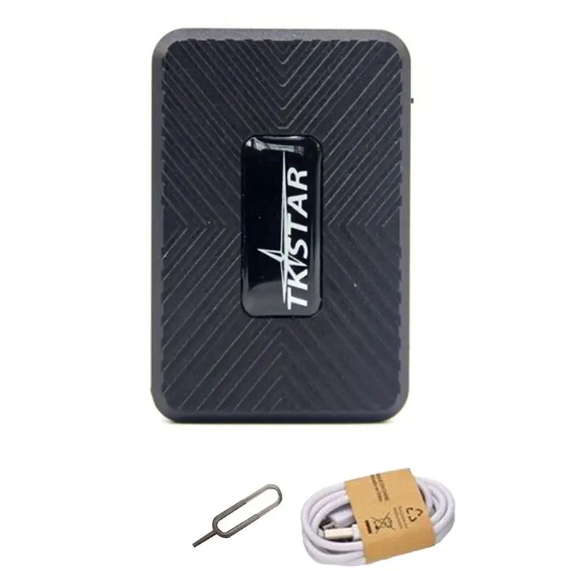 Y45A-TKSTAR Mini GPS Tracker Wireless Bluetooth Mini Car Speaker Alarm System Black ABS Car Vehicle GPS Tracker