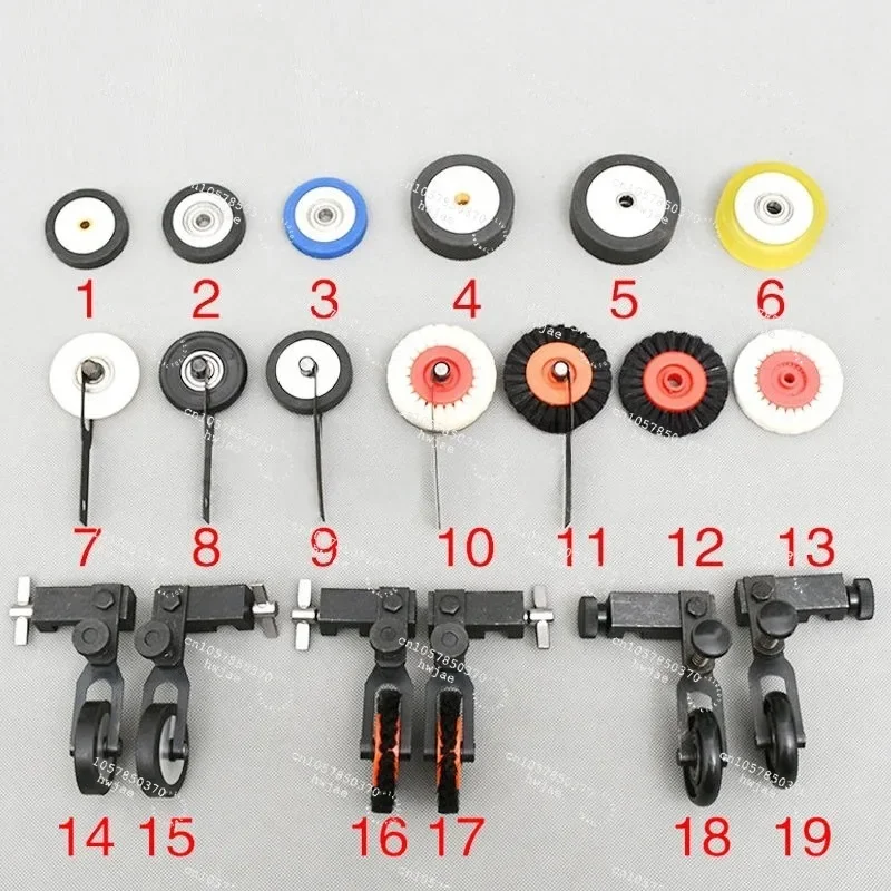 For Pinch Roller Assembly CD102 SM102 SM74 GTO52 GTO46 Paper Brush 8 Pcs Different Types Offset Printing Machine Heidelberg