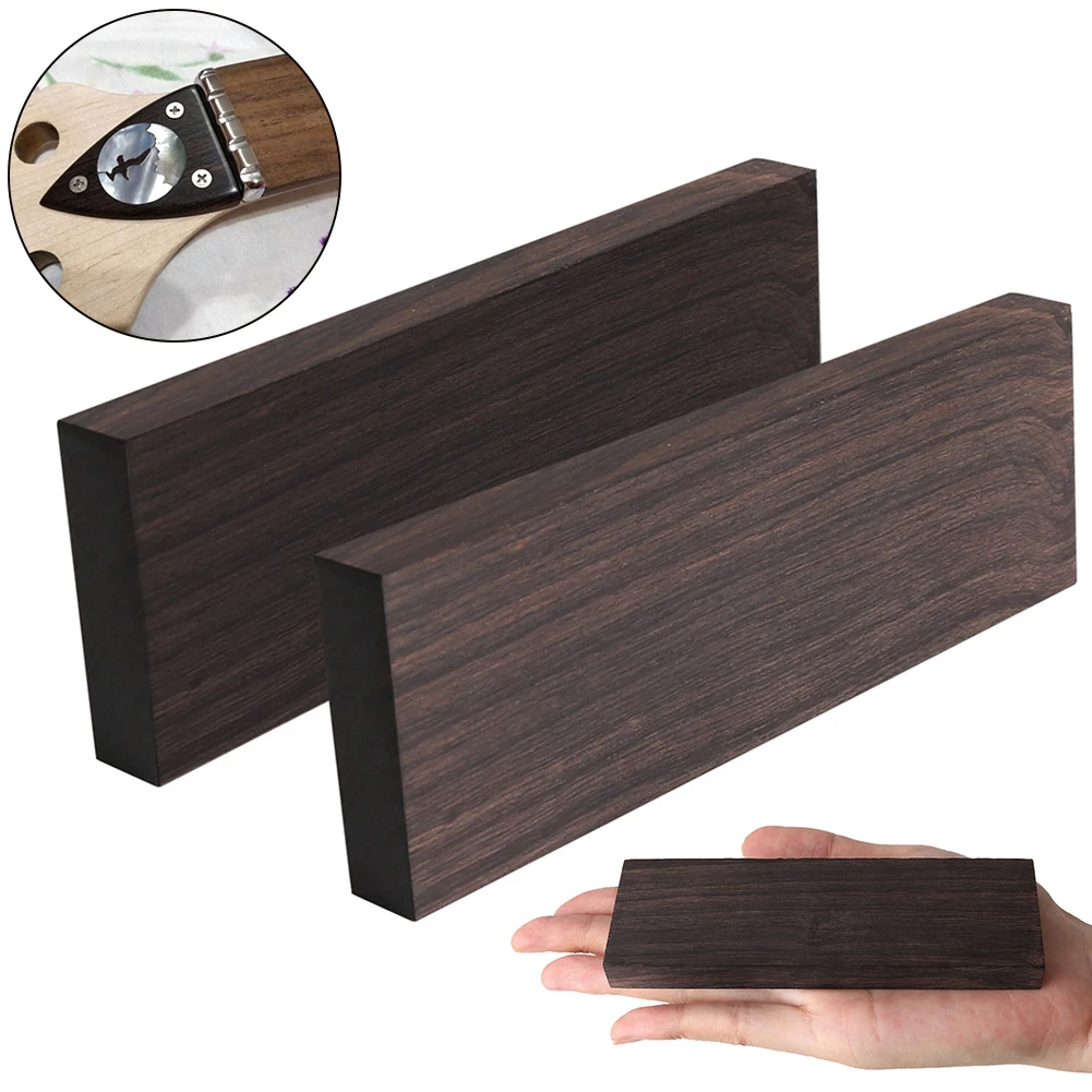 الأبنوس نحت كتل الغيتار الملحقات 120x40x10/50 مللي متر نحت كتل الخشب كتلة خشبية DIY بها بنفسك المواد لأداة الموسيقى #2