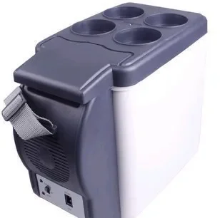 DURABLE6L Car Refrigerator Portable Car Mini Refrigerator Car Heating Box Electronic 6 Liters Refrigerator Insulation