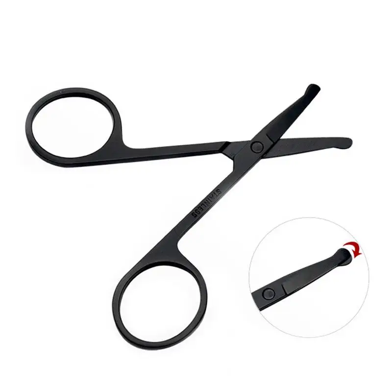 1 stücke Edelstahl Make-Up Schere Kleine Nase Haar Scissor Augenbraue Wimpern Epilierer Gesicht Haar Entfernung Werkzeuge