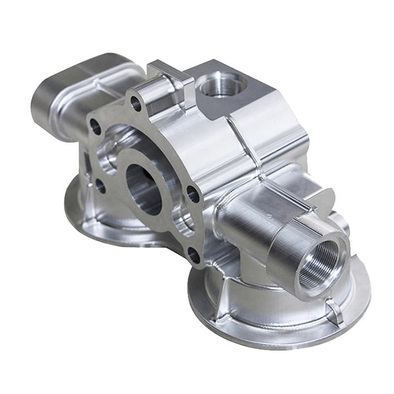 Manufacturer Alloy CNC Machining Services Custom 5-Axis CNC Machined Aluminum Multi-Port Hydraulic Valve Body