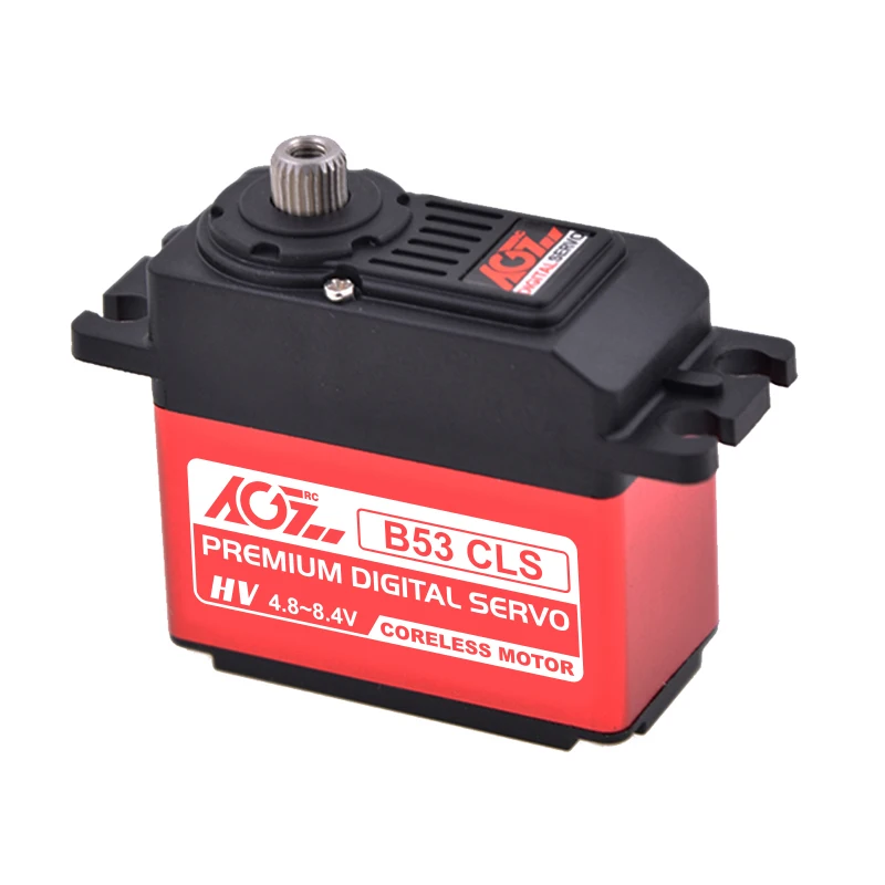 AGFRC Coreless Motor B53CLS HV 15KG 0.05Sec High Speed Standard Digital Steering Servo For RC 1/10 1/12 Vehicle Off Road Truck