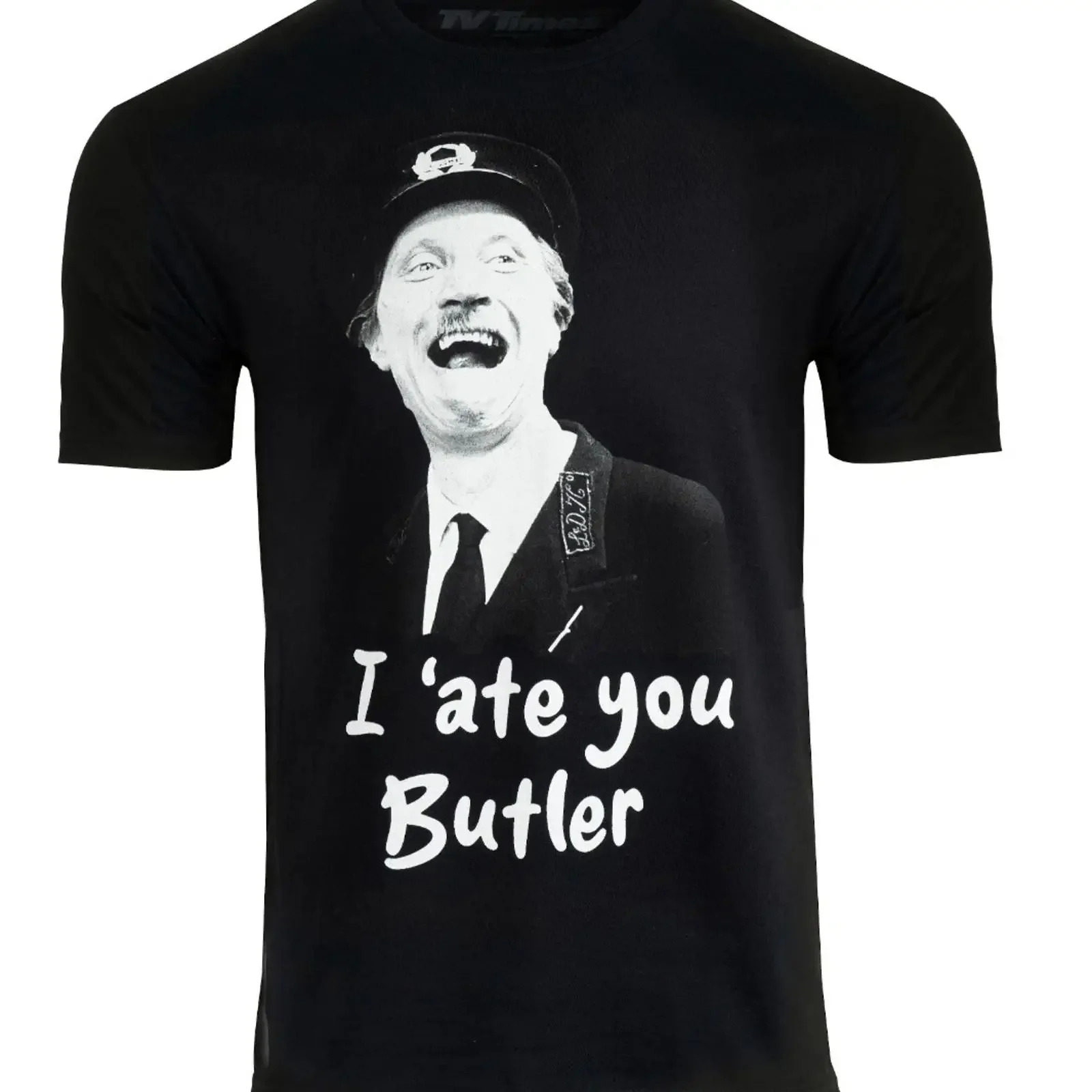 On The Buses TV Show I ate you Butler Blakey Stan Themed Licensed T Shirt vintage Washed Stylish Comfortable Soft Stretched