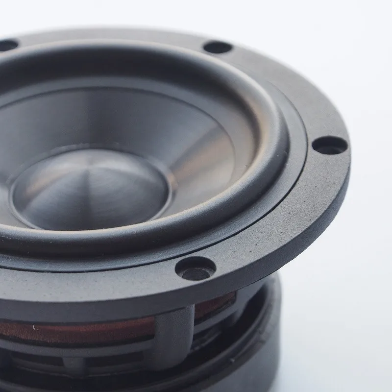 4-дюймовый Hi-Fi Средний низкочастотный динамик Audio La-bs, динамик с керамическим покрытием, алюминиевая коническая литой рама, 4/8 Ом, 40 Вт, 120 мм, Круглый (1 шт.)