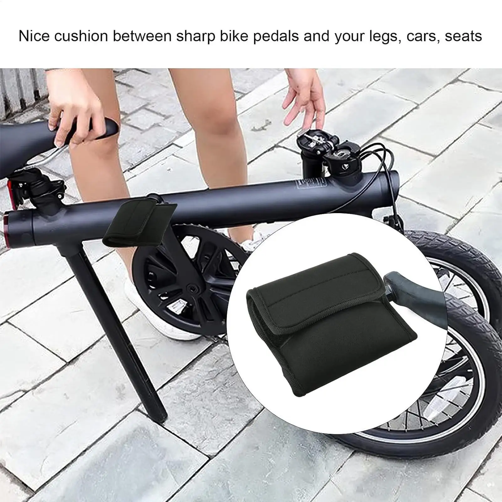 Bike Pedal Covers 2 Pieces Anti-Scratch Damage-Proof Cycling Accessories Bike Transport Protection Pedal Covers For Storage