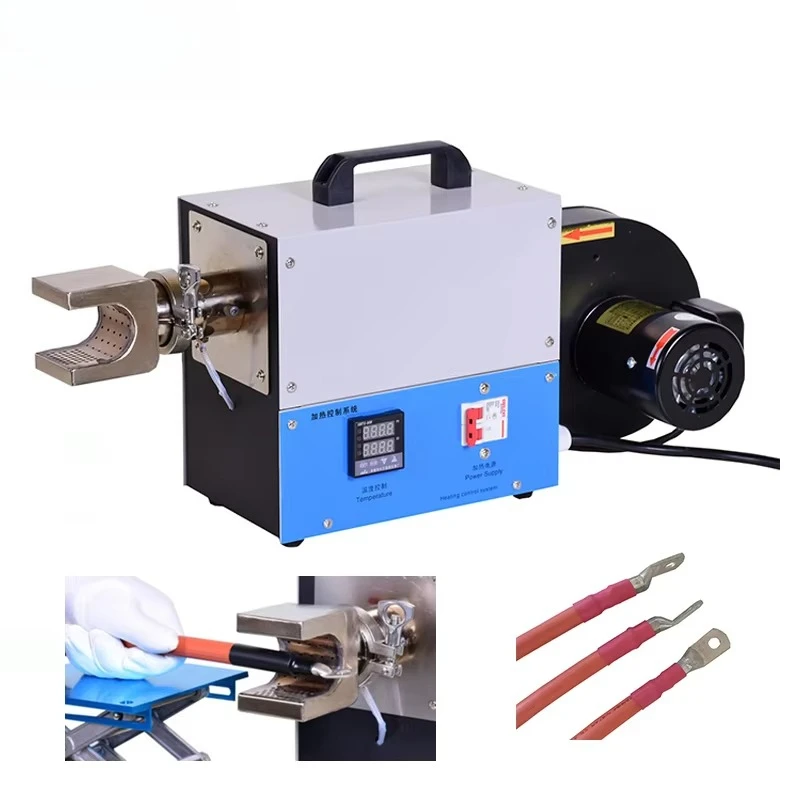Fully Automatic Heat Shrinkable Tube Heating Machine Mini Heat Shrink Sleeve Hot Air Blower Heating Shrinking Practical Device