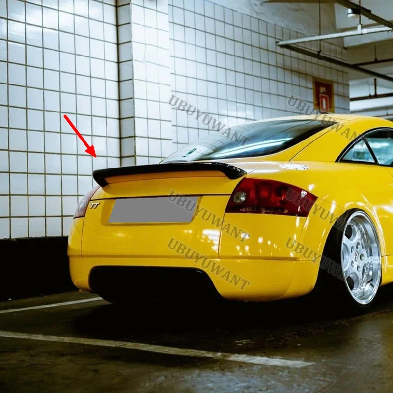 Für Audi TT/TT Mk1 Typ 8N 98-06 Coupe Cabrio Carbon Fiber Hinten Stamm Dach Flügel Spoiler lip Auto Styling Original fabrik