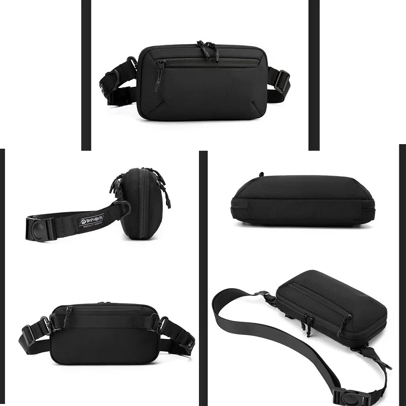 Waterproof Waist Bag Fashion Chest Male Outdoor Sports Fanny Pack Men's Travel Shoulder Bags
