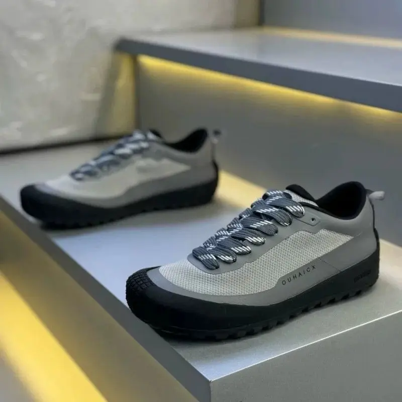 2026 New Men's Wide Width Shoes Minimalist Barefoot Sneakers Hiking Zero Drop Running Shoes Outdoor Wide Toe Non-Slip Sneakers