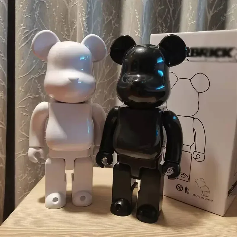 

Bearbrick Decorations Figurines Hands feet can be moved Bear Miniatures Home Decor Living Room Bedroom Bookcase Desktop Gift