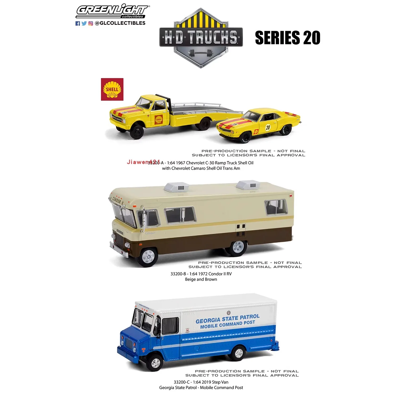 

1:64 HD Trucks Heavy Truck 20 Series car Metal Car Model Diecast Vehicle Collection Home Interior Decor Gift Kid Boy Toy