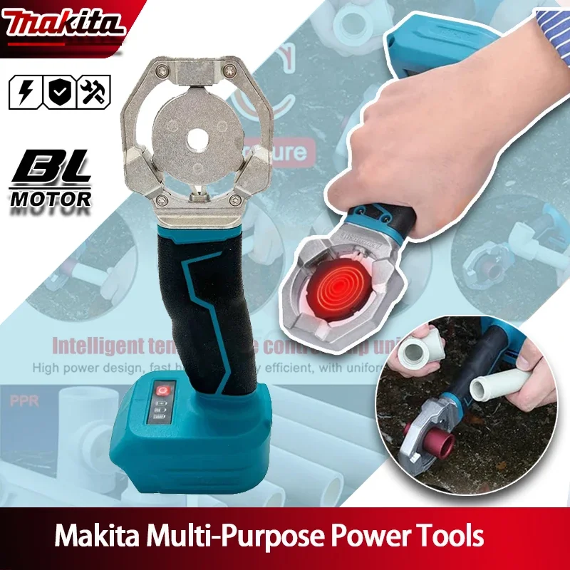 

Makita Electric Pipe Welding Machine Cordless Fuser PPR PE Soldering Iron Plastic Tube PP Heating Hot Melt For 18V Battery