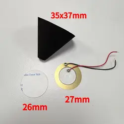 Fit Roland PD105 PD125 PD128 PDX100 PD85 PD108 Piezo Head & Rim Trigger Cone Electronic Drum Replacement Part With Tape