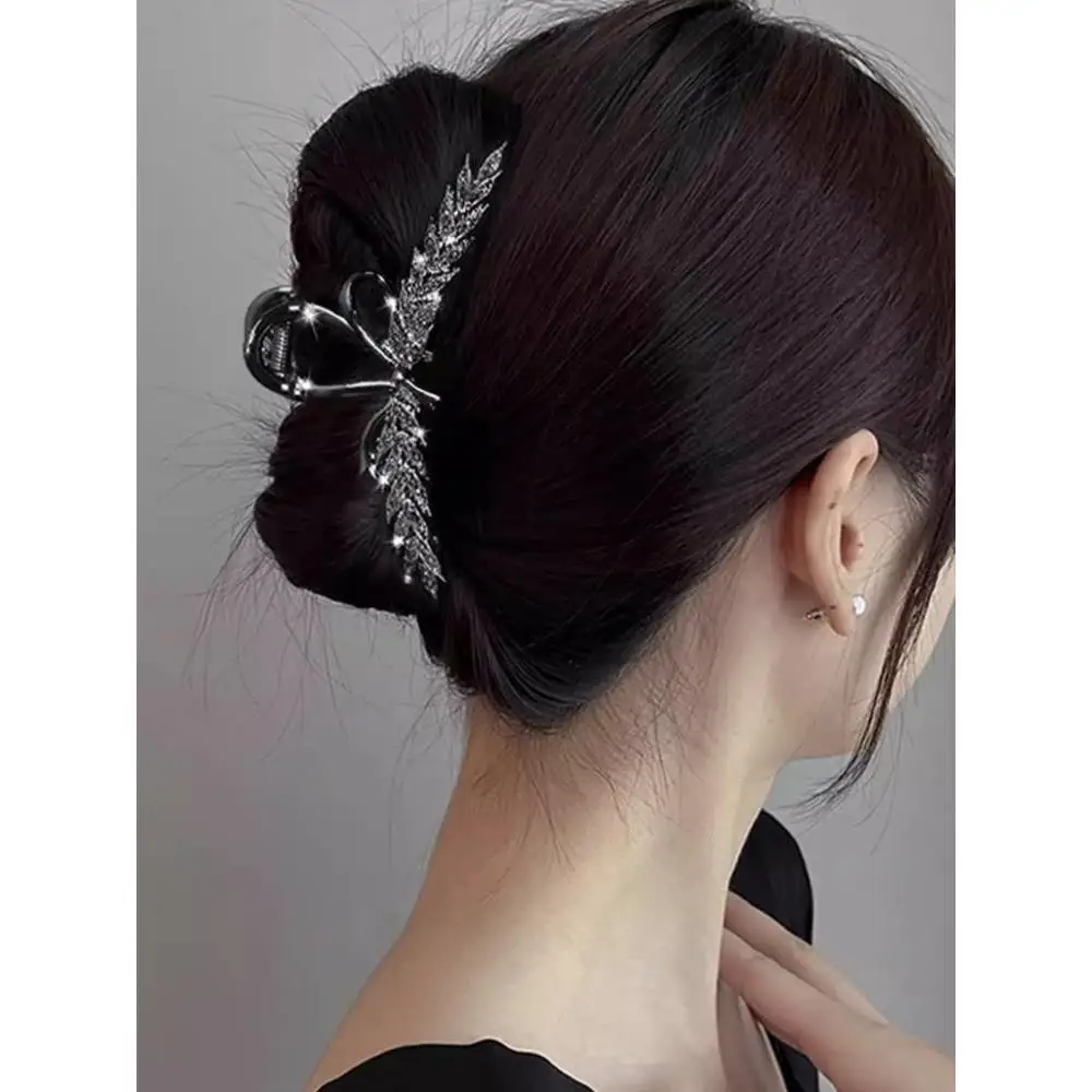 

Elegant Wheat Spike Hair Claw Women's Shark Clamp Hair Clip Fashionable Hair Accessories High-End Feeling Hair Grips