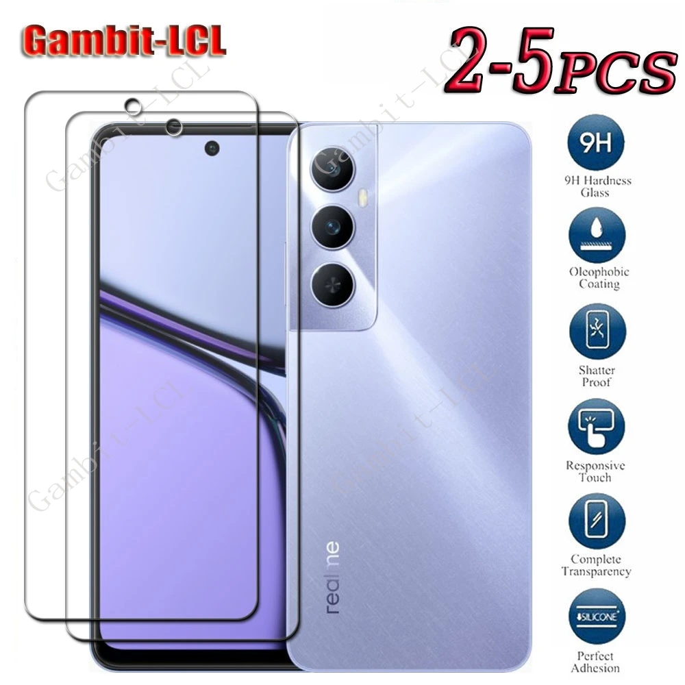 9H HD Original Tempered Glass For Realme C65 4G 6.67