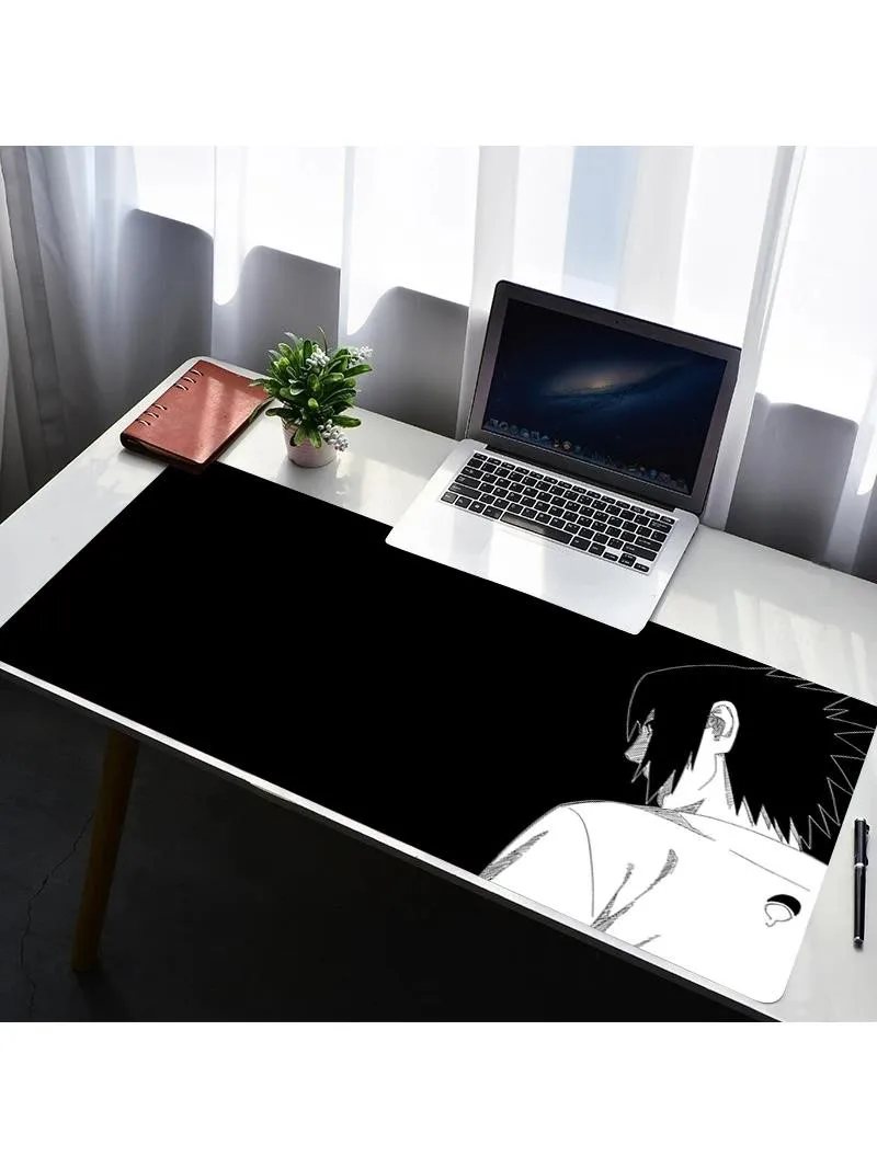 Tapis de souris PC tapis de souris en caoutchouc antidérapant ordinateur portable Gamer armoire HD clavier tapis bureau Naruto Sasuke ordinateur bureau de jeu tapis de souris