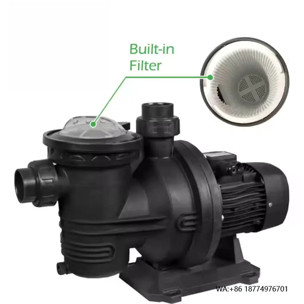 

DC&DC/AC 1.64 Brushless Stainless Steel High Pressure 1200W Solar Water Pump for Swimming Pools 48V/72V Surface Plastic