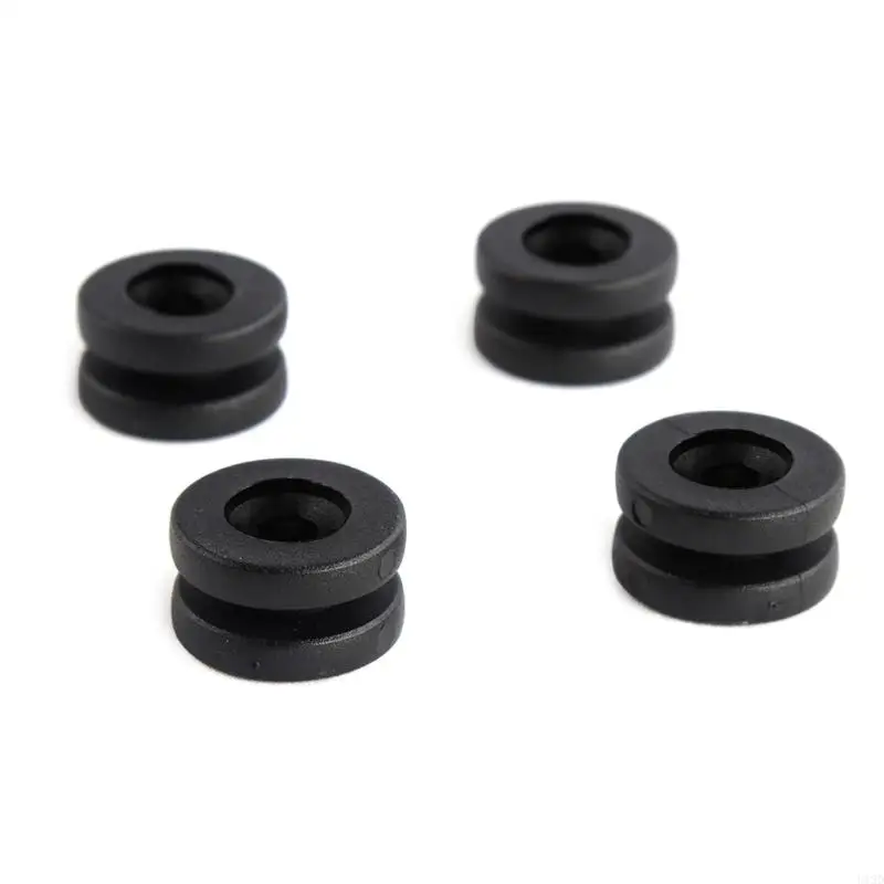 U13D 4-PCS Motorcycles Top Rear Luggage Box Case Trunk Bushing Pad Spacers Buckle