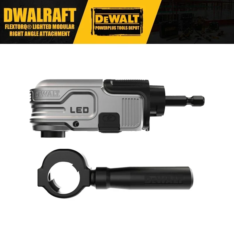 

DEWALT DWALRAFT FLEXTORQ® Lighted Modular Right Angle Attachment Tool Accessories