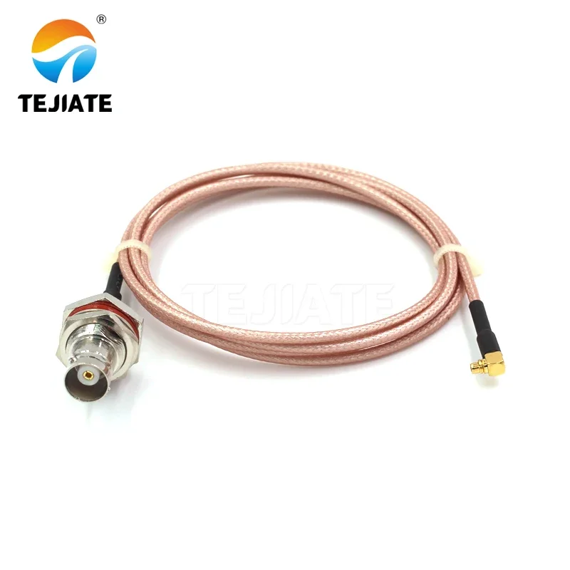 1 قطعة TEJIATE كابل محول BNC إلى MMCX نوع BNCK تحويل MMCXJW 8-90 سنتيمتر 1 متر 1.5 متر 2 متر طول موصل RG316 سلك