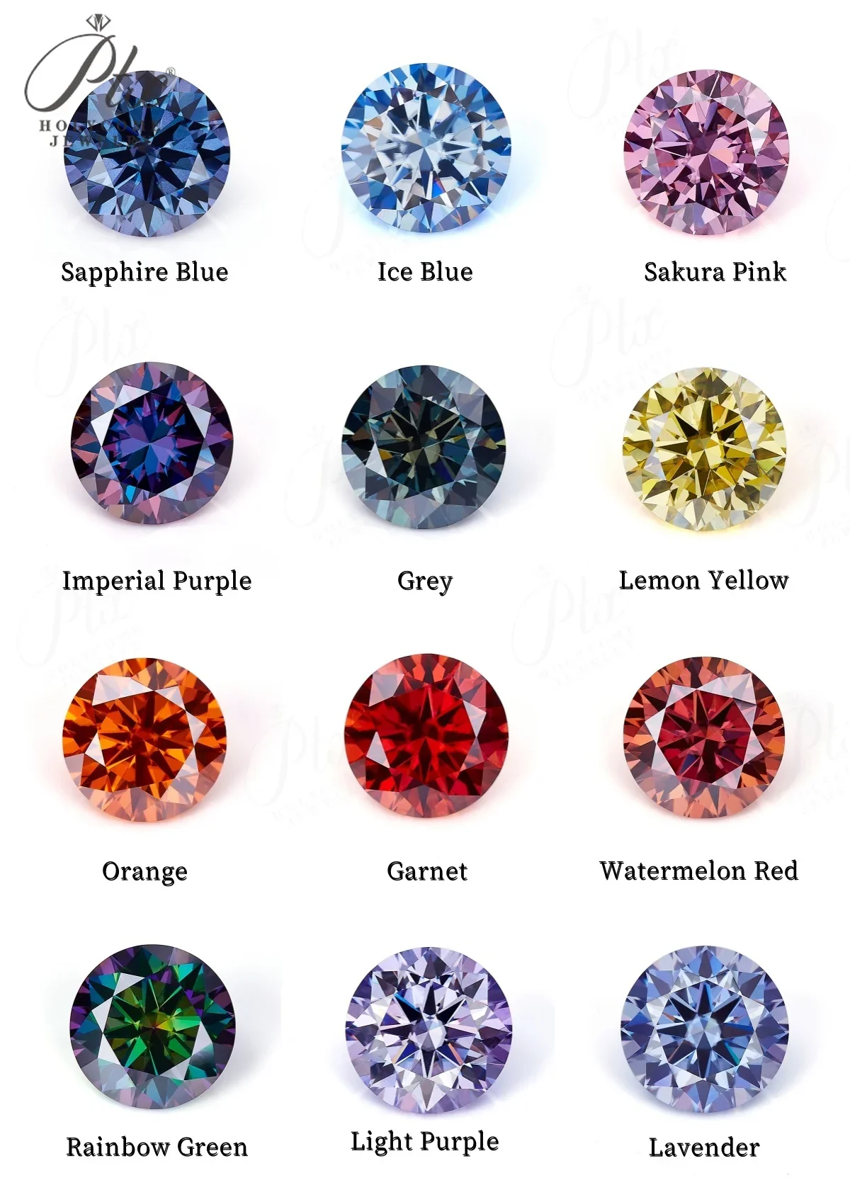 Moissanit-Diamant Asscher Oval Birnenförmiger Schliff mit GRA-Zertifikat Granatfarbe VVS1 Reinheit Perlen für Schmuckherstellung Charms – Detail 28