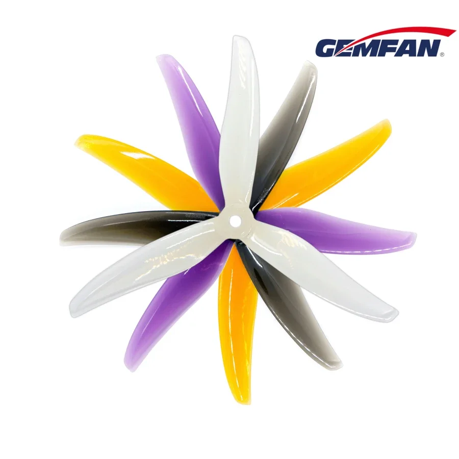 Gemfan Freestyle 5226 5.2X2.6X3 3-Blade PC Propeller for RC FPV Racing Freestyle 5inch Higher Cruising Speed & Efficiency