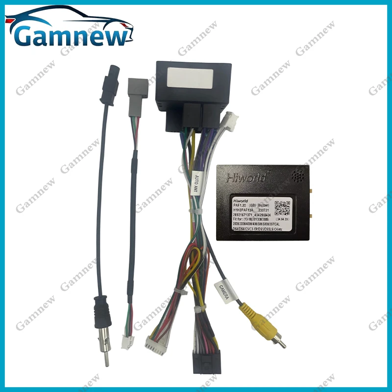 Hiworld Car Wiring Harness Adapter Canbus Box Decoder For Peugeot C4 C5 301 307 2008 3008 DS Citroen Elysee PAF1.20