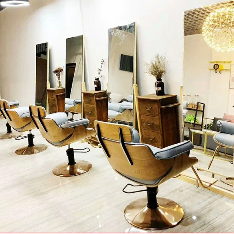 

Swivel Chair Leather Salon Hair Stylist Barber Shop Styling Chairs Hairdressing Armchairs Chaise Coiffeuse Friseur Stuhl Chair